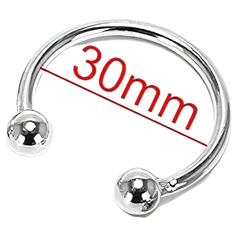 Rozsdamentes fém makkgyűrű - ejakuláció késleltetéshez (30 mm) 134305 termék bemutató kép