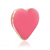 RS Icons Heart - akkus csikló vibrátor (korall) 26918 termék bemutató kép