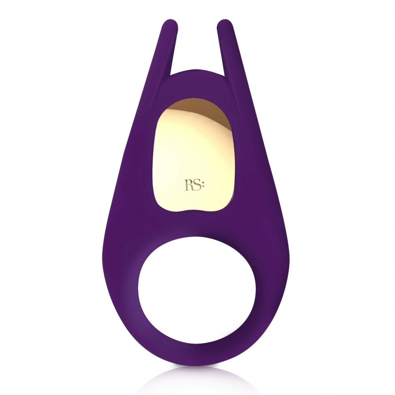 RS Soiree - akkus péniszgyűrű és párvibrátor egyben (lila) 28818 termék bemutató kép