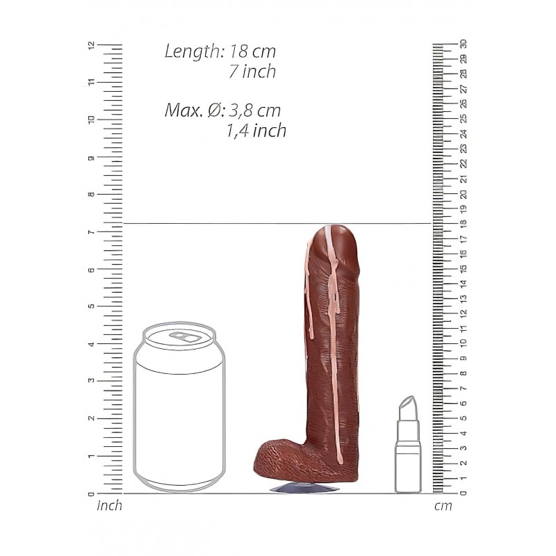 S-Line - Dicky Cum - szappan pénisz herékkel (barna, 250g) 136209 termék bemutató kép