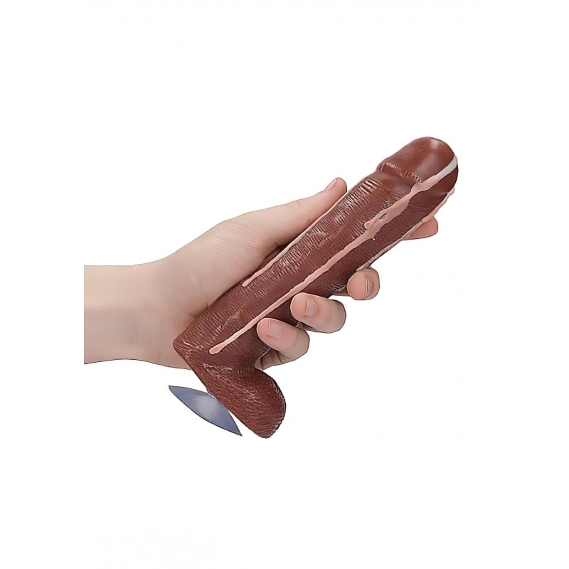 S-Line - Dicky Cum - szappan pénisz herékkel (barna, 250g) 136211 termék bemutató kép