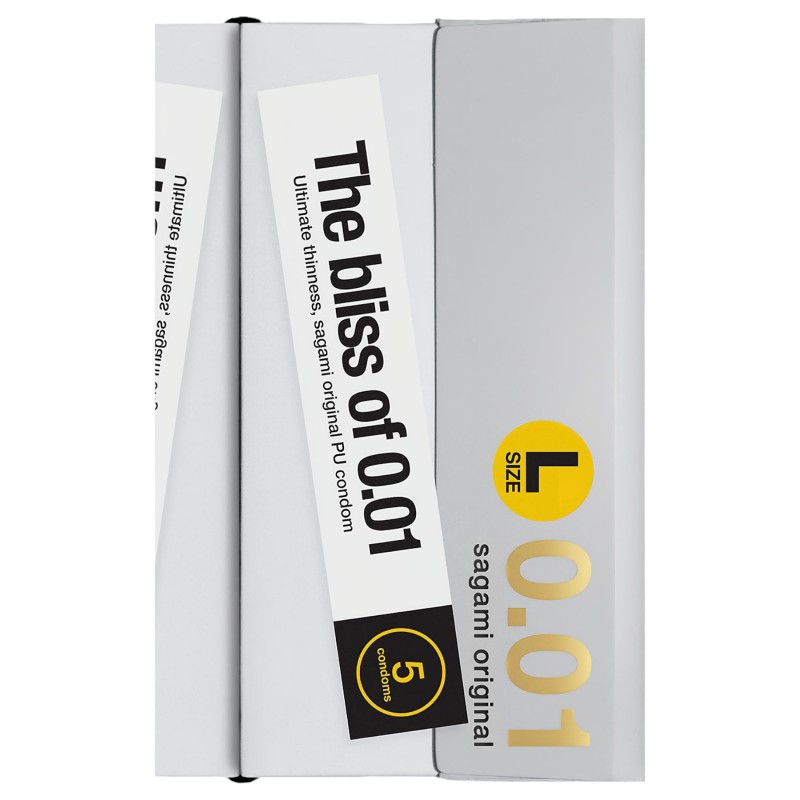 Sagami Original 0,01 L - óvszer - 58mm (5db) 125190 termék bemutató kép