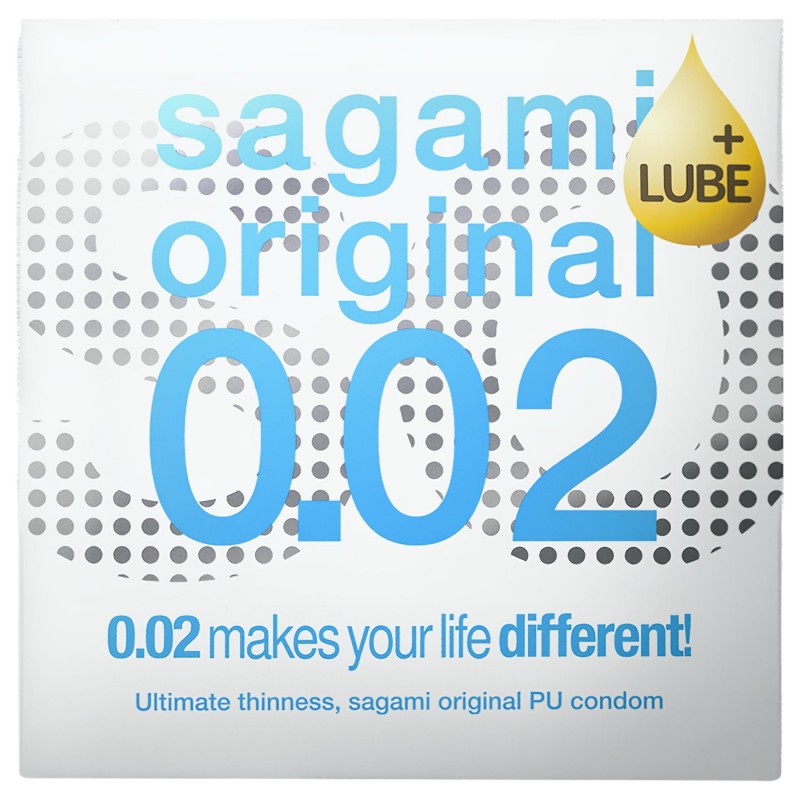 Sagami Original 0,02 - extra síkosított óvszer - 55 mm (1 db) 134941 termék bemutató kép
