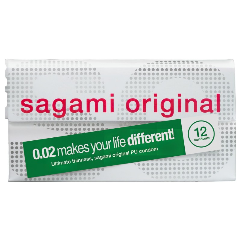 Sagami Original 0,02 - óvszer - 55mm (12db) 125199 termék bemutató kép