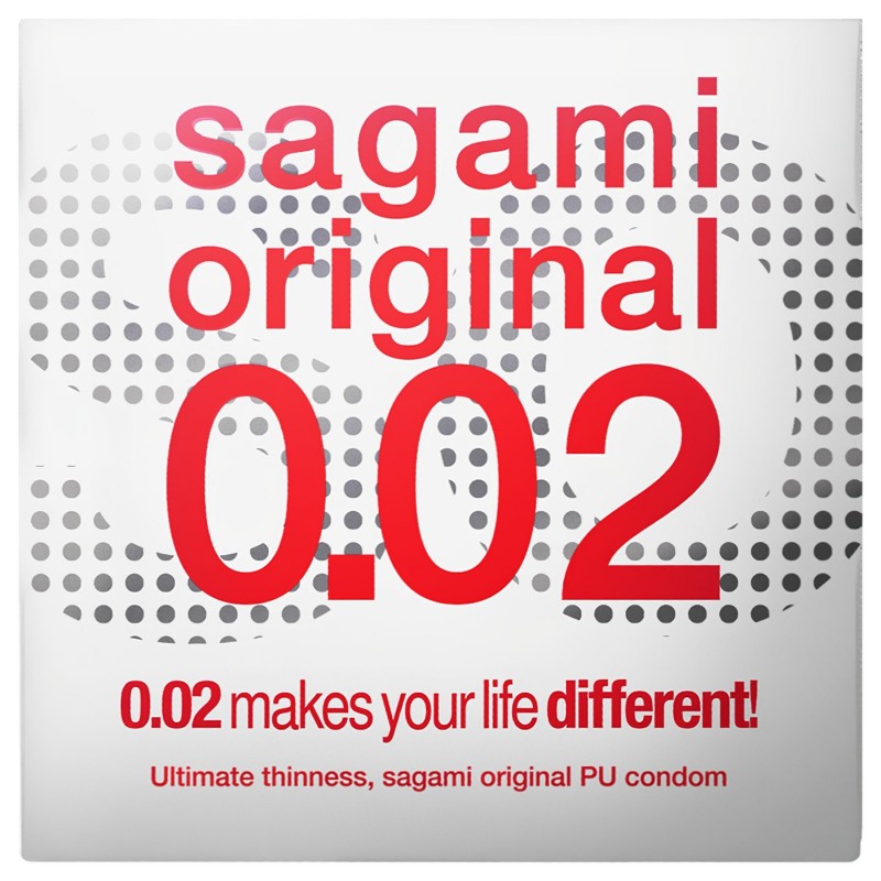 Sagami Original 0,02 - óvszer - 55mm (1db) 125193 termék bemutató kép