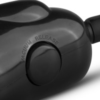 Saiz Premium - automata vaginaszívó pumpa (áttetsző-fekete) 34286 termék bemutató kép