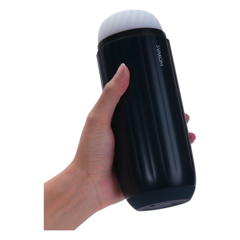 Svakom Sam Neo 2 - okos maszturbátor (fekete-fehér) 96171 termék bemutató kép