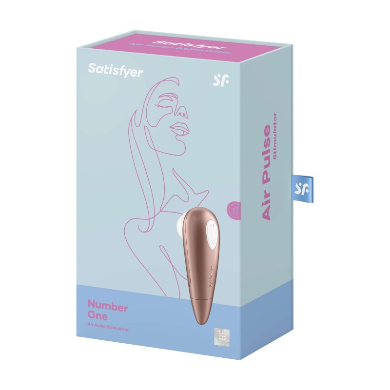 Satisfyer 1 Next - vízálló csiklóizgató (barna) 50346 termék bemutató kép