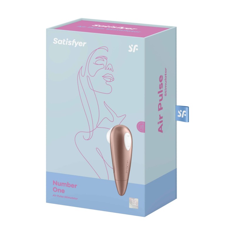 Satisfyer 1 Next - vízálló csiklóizgató (barna) 83458 termék bemutató kép