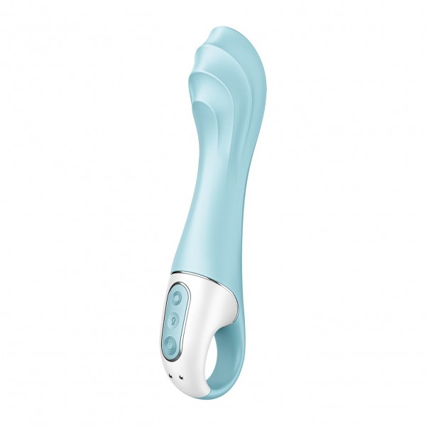 Satisfyer Air Pump Vibrator 5 - okos pumpálható vibrátor (kék)