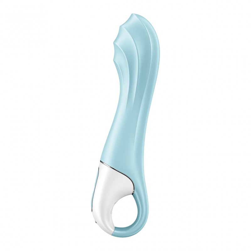 Satisfyer Air Pump Vibrator 5 - okos pumpálható vibrátor (kék) 63785 termék bemutató kép