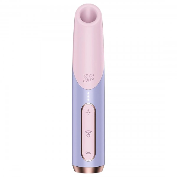 Satisfyer Bold Kiss - léghullámos rúzs vibrátor (rózsaszín)