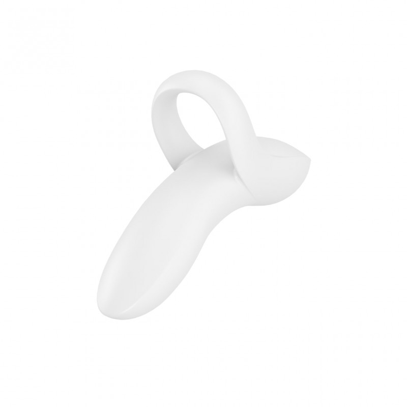 Satisfyer Bold Lover - akkus, vízálló ujj vibrátor (fehér) 63893 termék bemutató kép