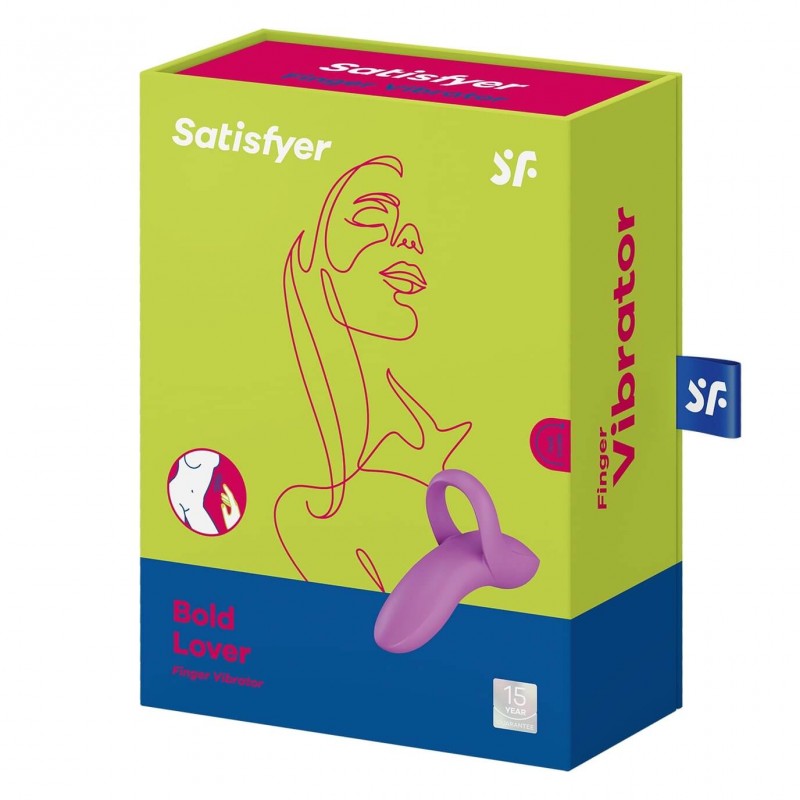 Satisfyer Bold Lover - akkus, vízálló ujj vibrátor (pink) 63863 termék bemutató kép