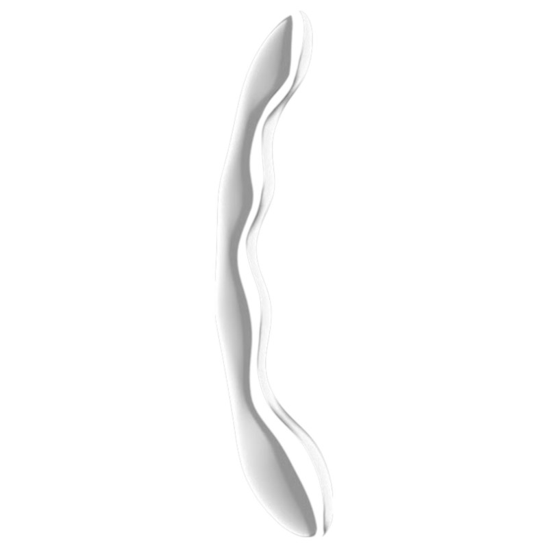 Satisfyer Cosmic Crest 2 - hullámos acéldildó (ezüst) 120088 termék bemutató kép