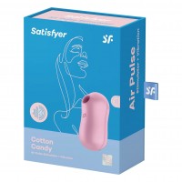 Satisfyer Cotton Candy - akkus, léghullámos csikló vibrátor (lila) 55009 termék bemutató kép