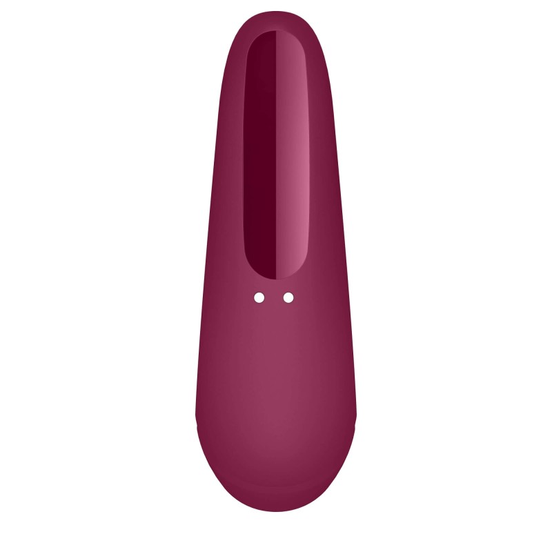 Satisfyer Curvy 1+ - okos léghullámos csiklóizgató (vörös) 81000 termék bemutató kép