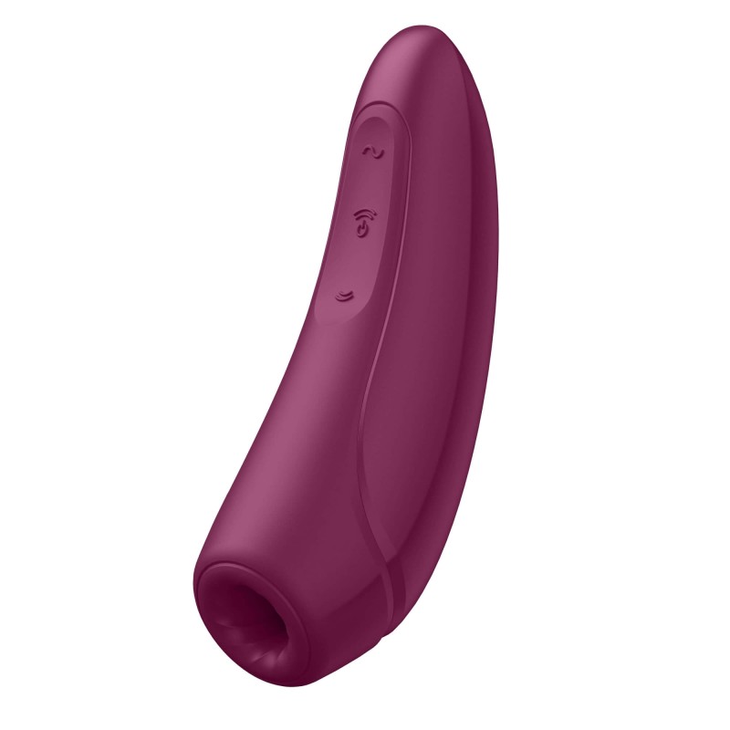 Satisfyer Curvy 1+ - okos léghullámos csiklóizgató (vörös) 81002 termék bemutató kép