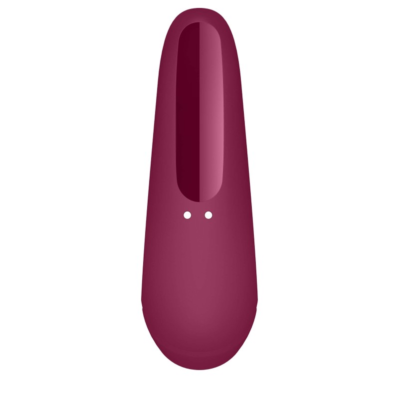 Satisfyer Curvy 1+ - okos léghullámos csiklóizgató (vörös) 38594 termék bemutató kép