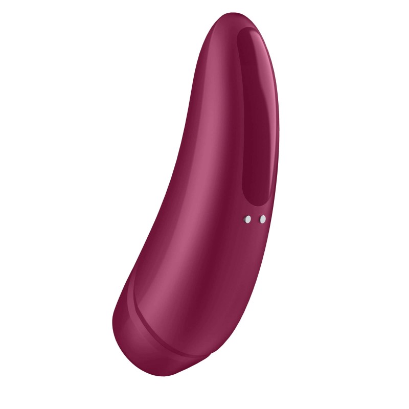 Satisfyer Curvy 1+ - okos léghullámos csiklóizgató (piros) 88334 termék bemutató kép