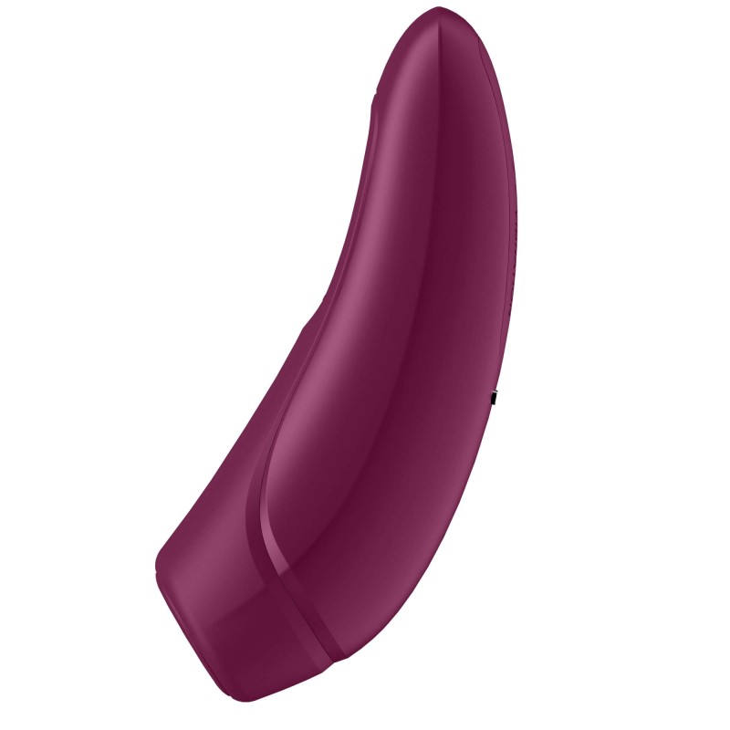Satisfyer Curvy 1+ - okos léghullámos csiklóizgató (piros) 88336 termék bemutató kép