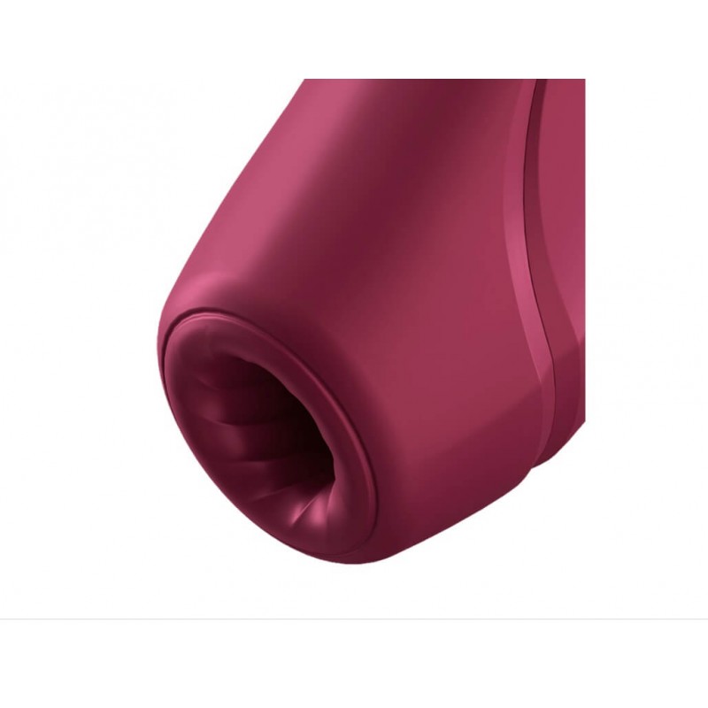 Satisfyer Curvy 1+ - okos léghullámos csiklóizgató (piros) 88339 termék bemutató kép