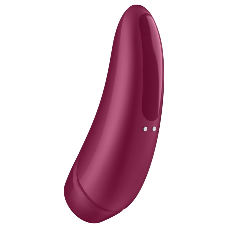 Satisfyer Curvy 1+ – App-vezérelt léghullámos csiklóizgató (piros) 138375 termék bemutató kép