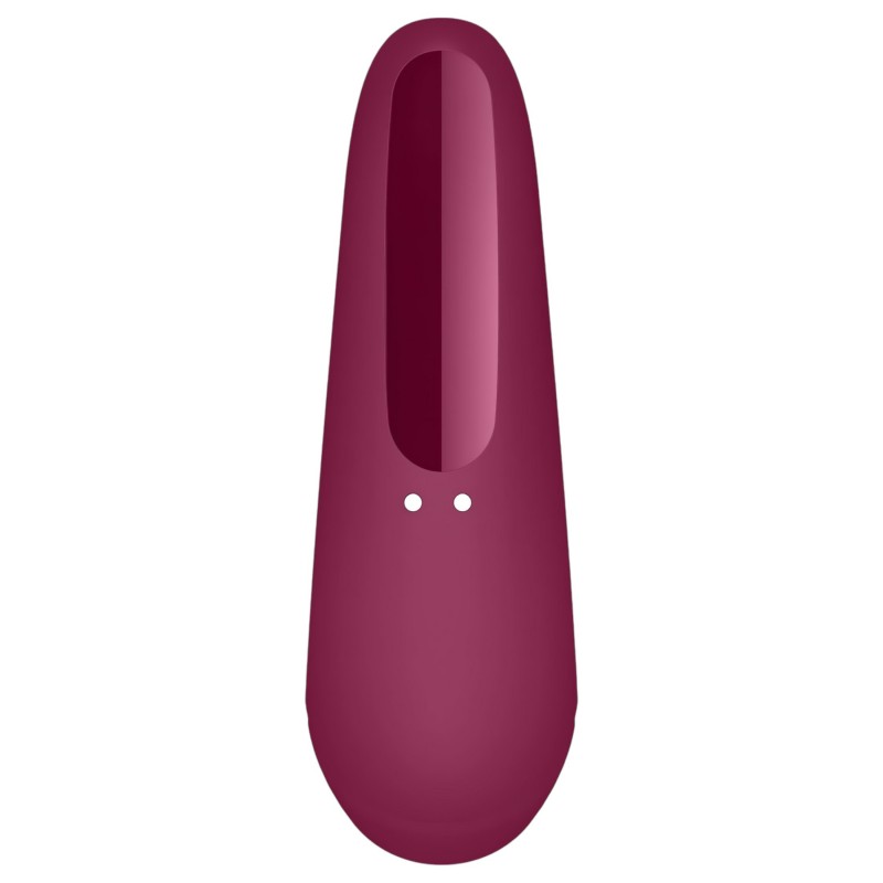 Satisfyer Curvy 1+ – App-vezérelt léghullámos csiklóizgató (piros) 138376 termék bemutató kép