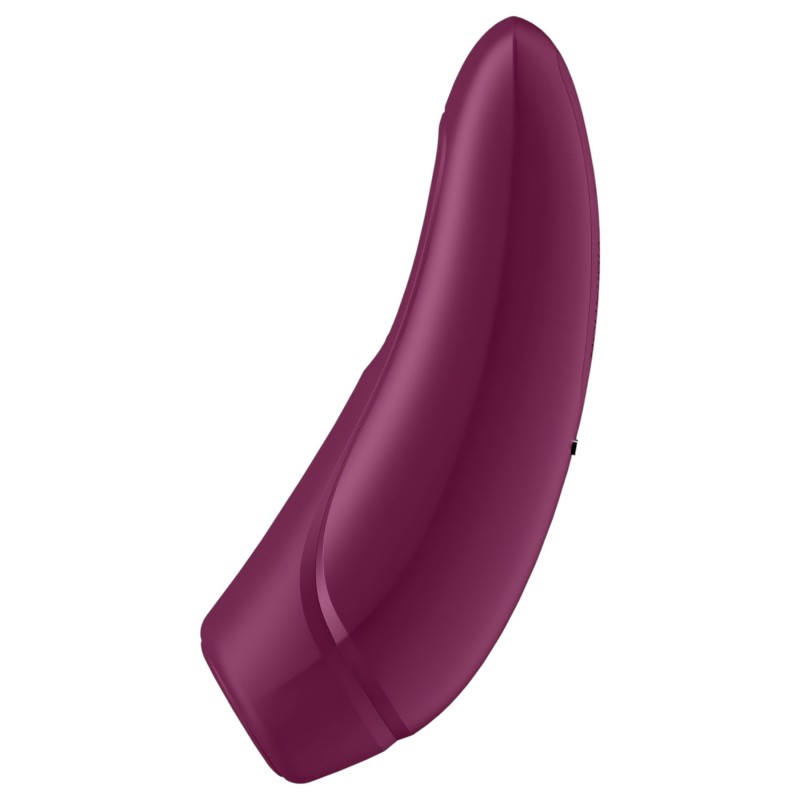 Satisfyer Curvy 1+ – App-vezérelt léghullámos csiklóizgató (piros) 138377 termék bemutató kép