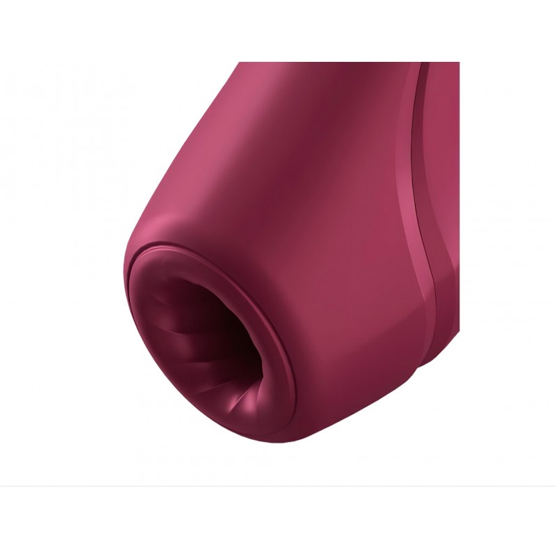Satisfyer Curvy 1+ – App-vezérelt léghullámos csiklóizgató (piros) 138380 termék bemutató kép