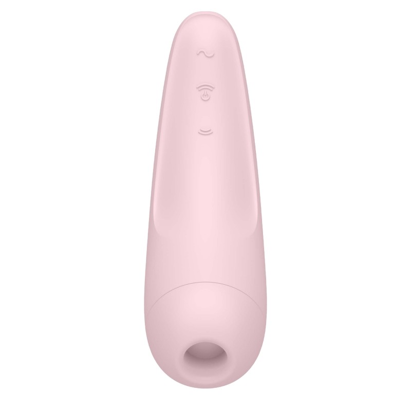 Satisfyer Curvy 2+ - okos léghullámos csiklóizgató vibrátor (pink) 38613 termék bemutató kép
