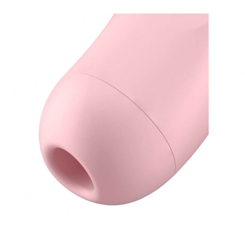 Satisfyer Curvy 2+ - okos léghullámos csiklóizgató (pink) 45558 termék bemutató kép
