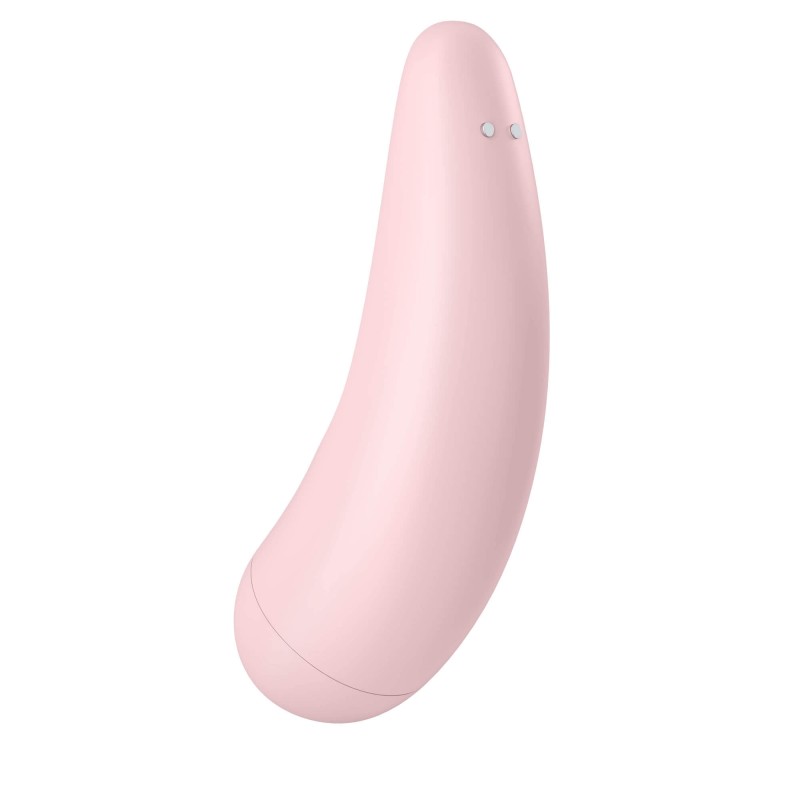 Satisfyer Curvy 2+ - okos léghullámos csiklóizgató vibrátor (pink) 83677 termék bemutató kép
