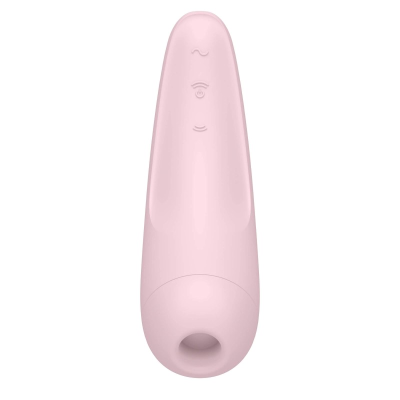 Satisfyer Curvy 2+ - okos léghullámos csiklóizgató vibrátor (pink) 83679 termék bemutató kép