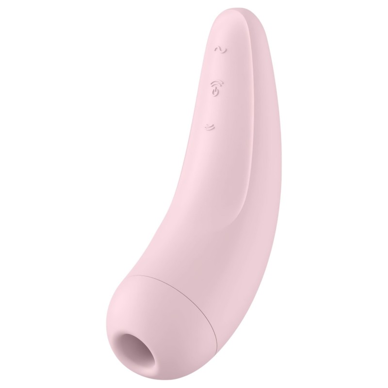 Satisfyer Curvy 2+ – App-vezérelt léghullámos csiklóizgató (pink) 138511 termék bemutató kép