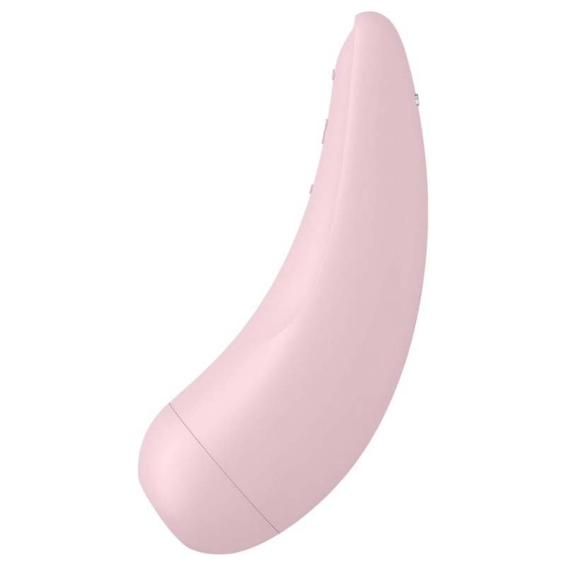 Satisfyer Curvy 2+ – App-vezérelt léghullámos csiklóizgató (pink) 138512 termék bemutató kép