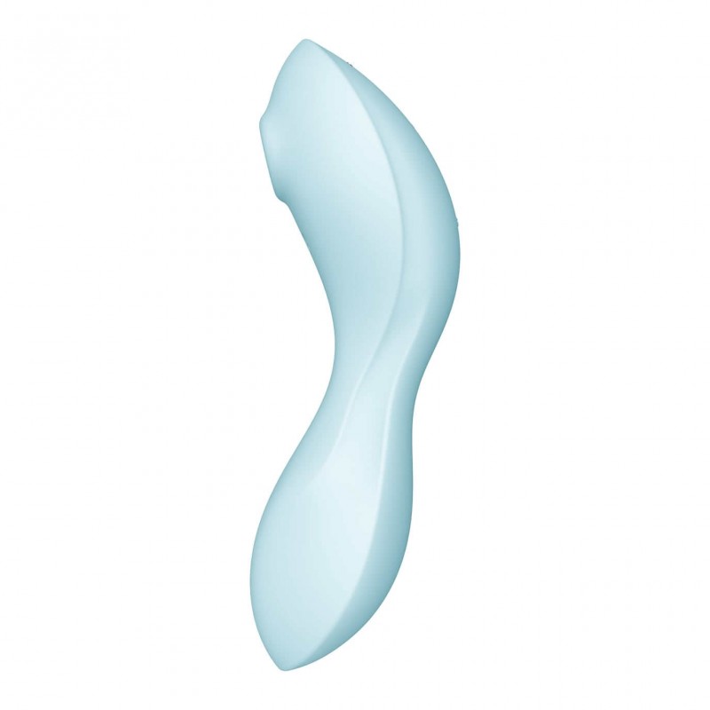 Satisfyer Curvy Trinity 5+ - okos 2in1 vibrátor (kék) 69097 termék bemutató kép