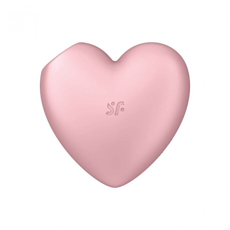 Satisfyer Cutie Heart - akkus léghullámos csikló vibrátor (pink) 54897 termék bemutató kép