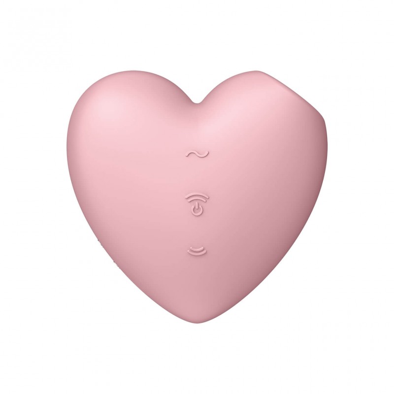 Satisfyer Cutie Heart - akkus léghullámos csiklóvibrátor (pink) 59485 termék bemutató kép