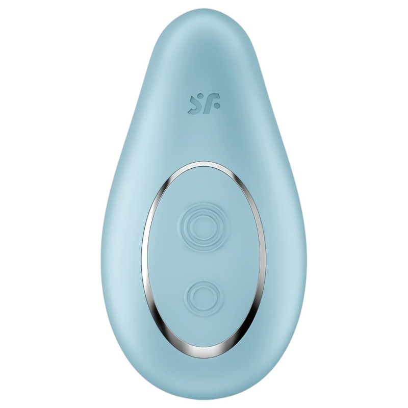 Satisfyer Dipping Delight - akkus csikló vibrátor (kék) 117136 termék bemutató kép