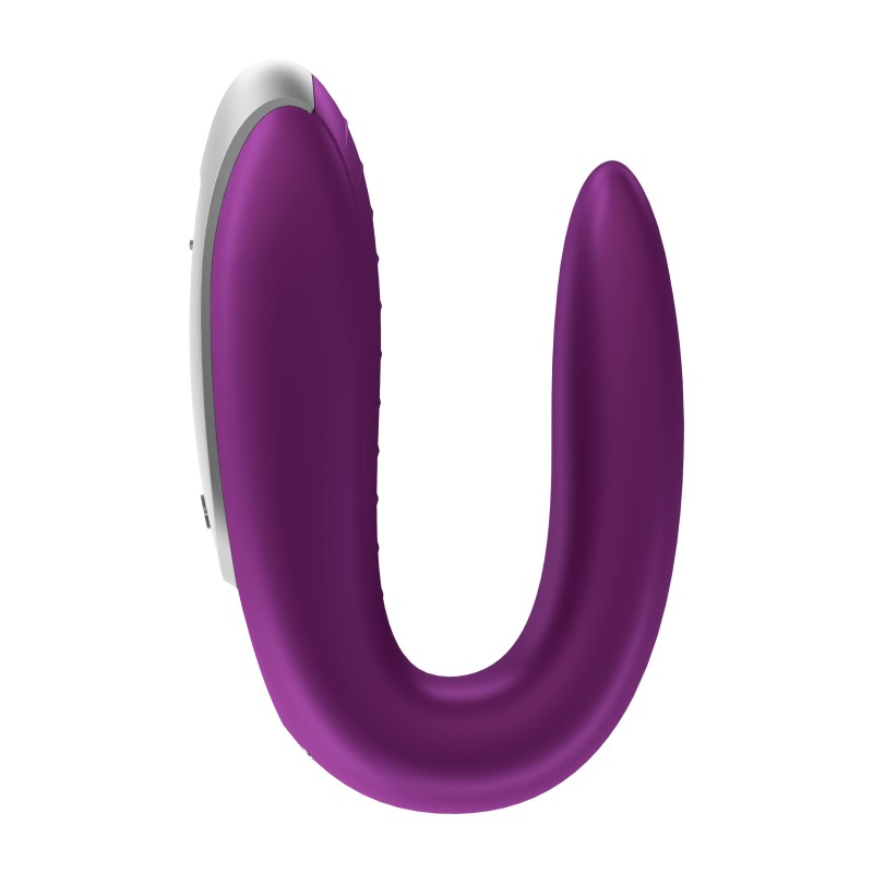 Satisfyer Double Fun - okos párvibrátor (lila) 44616 termék bemutató kép