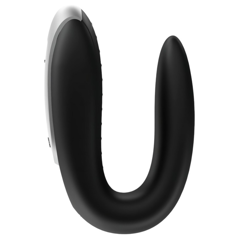Satisfyer Double Fun - okos, vízálló párvibrátor (fekete) 112719 termék bemutató kép