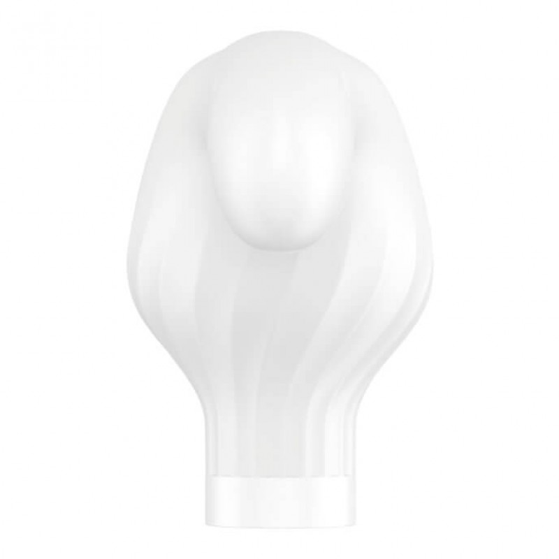 Satisfyer Double Wand-er - okos masszírozó vibrátor (fehér) 50775 termék bemutató kép