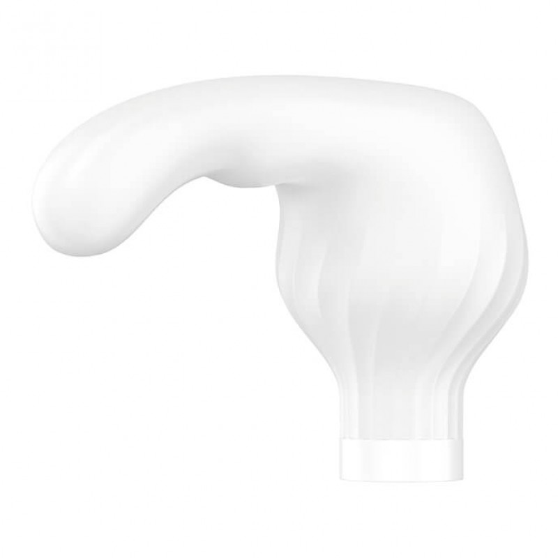 Satisfyer Double Wand-er - okos masszírozó vibrátor (fehér) 87093 termék bemutató kép