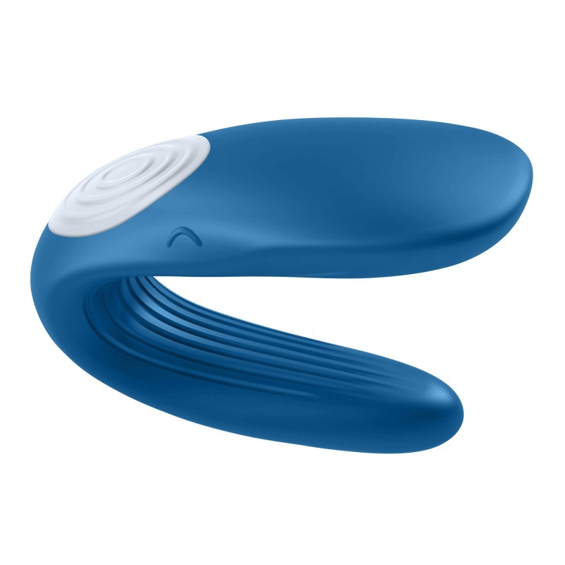 Satisfyer Double Whale - két-motoros párvibrátor (kék) 88155 termék bemutató kép