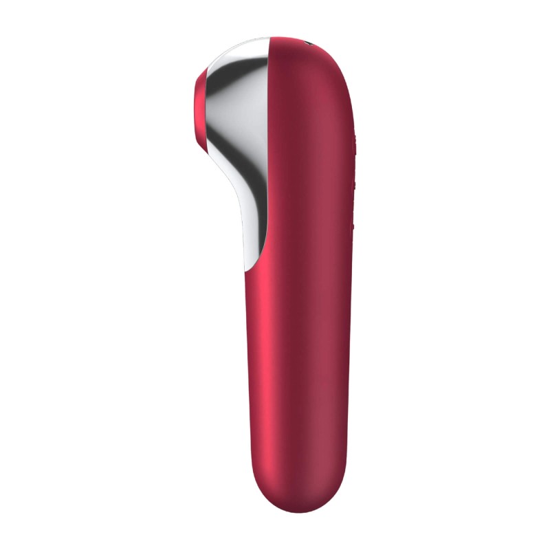 Satisfyer Dual Love - okos hüvelyi és csikló vibrátor (piros) 88130 termék bemutató kép