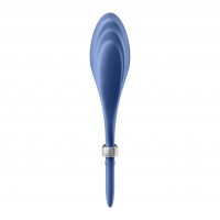 Satisfyer Duelist - akkus vibrációs péniszgyűrű (kék) 63266 termék bemutató kép