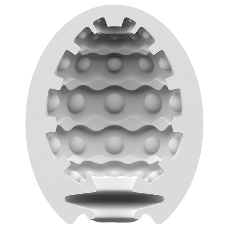 Satisfyer Egg Bubble - tojás maszturbátor (1db) 110688 termék bemutató kép