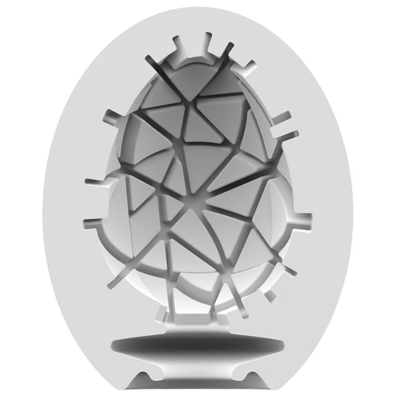 Satisfyer Egg Crunchy - tojás maszturbátor (1db) 110229 termék bemutató kép