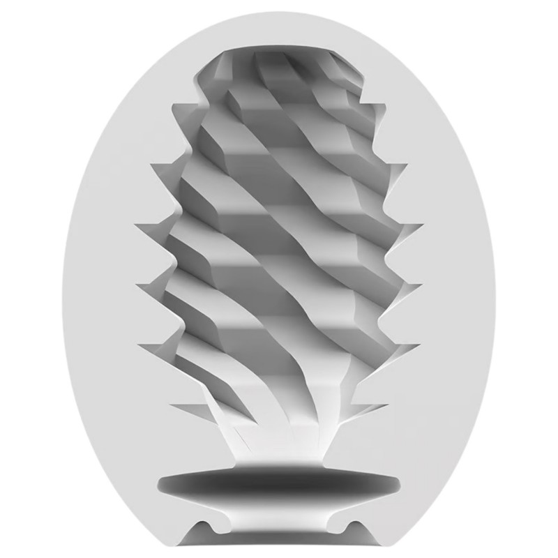 Satisfyer Egg Fierce - tojás maszturbátor férfiaknak (1 db) 156333 termék bemutató kép